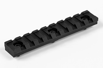 Планка Пикатинни КРУК CRC 9015 Armor Black на 9 слотов с креплением M-Lok