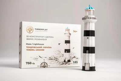3D Пазл Деревянный Timberplay Тендровский Маяк 73 детали