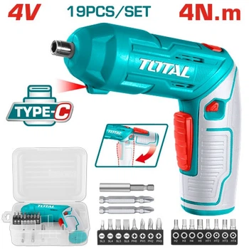 Акумуляторна викрутка TSDLI0442 4В Li-Ion TOTAL (teh0021363)