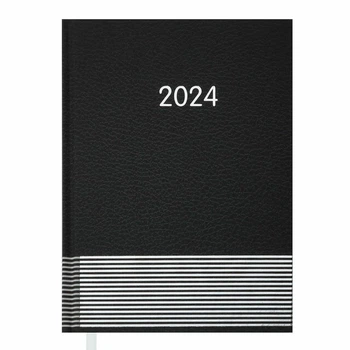 Ежедневник BuroMax Стандарт Parallel 2024 336 стр срб/т черный (BM.2107-01)