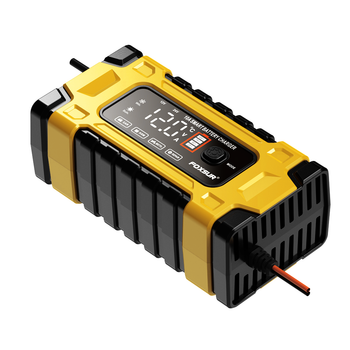 Зарядний пристрій автомобільного акумулятора Foxsur 12V-24V 10A FBC122410E імпульсний зарядний пристрій з РК-дисплеєм