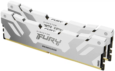 Оперативная память Kingston Fury DDR5-7600 32768MB PC5-60800 (Kit of 2x16384) Renegade White (KF576C38RWK2-32)