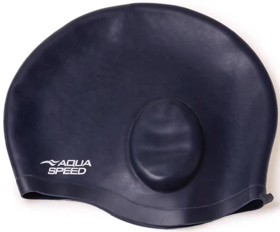 Шапка для плавания Aqua Speed EAR CAP Comfort 9895 темно-синий Уни OSFM