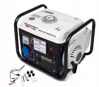Электрогенератор Royal Kraft Line RK-1500W Генератор бензиновый 1.3кВт белый 12 / 230 В