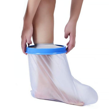 Защитное приспособление для мытья ног Lesko JM19032 защита ноги гипса от попадания воды водонепроницаемый