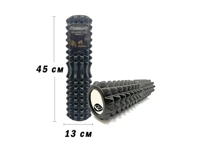 Массажный ролик Grid Roller 45 см v.2.2 Черный EasyFit (2000003100682)