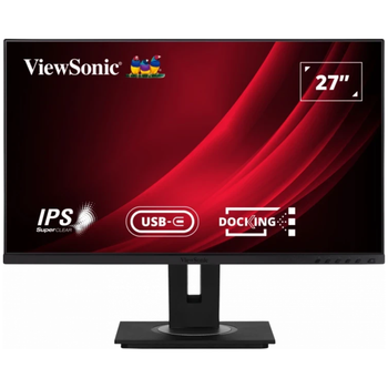 Монитор 27" ЖК ViewSonic VG2756-4K IPS/3840х2160 безрамочный/поворотный экран Черный