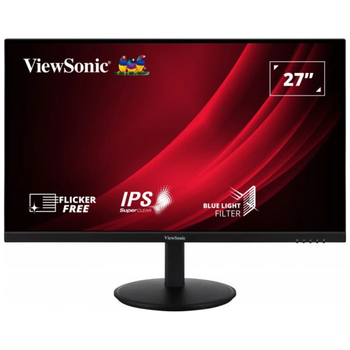 Монитор 27" ЖК ViewSonic VG2709-2K-MHD IPS/2560х1440 безрамочный/поворотный экран Черный