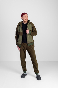 Костюм Eva Military флісовий спортивний, тактичний чоловічий колір хакі, розмір L (48)