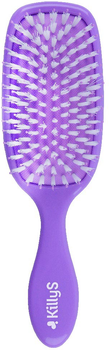 Szczotka KillyS Hair Brush do włosów średnioporowatych wzbogacona olejem z pestek śliwki Fioletowa (3031445004428)