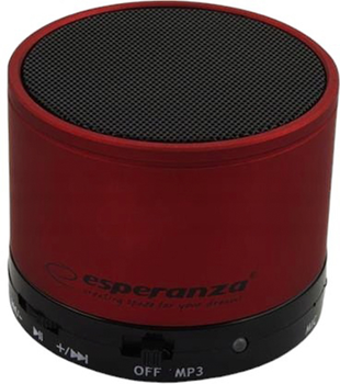 Głośnik przenośny Esperanza Ritmo Red (5901299909201)