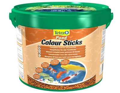 Корм для прудовых рыб Tetra Pond Colour Sticks 10л/1.9кг плавающие гранулы для окраса