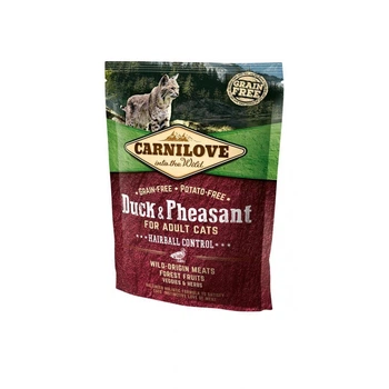 Корм для выведения шерсти у кошек Carnilove Hairball Controll Duck & Pheasant с уткой и фазаном 400 г (170191/2355)