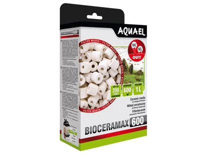 Наполнитель для фильтра аквариума Aquael BioCeraMAX Pro 600 1 литр, биокерамика