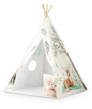 Намет-вігвам + подушка Tipi для дитячих кімнат Nukido 740700 Бежева Польща