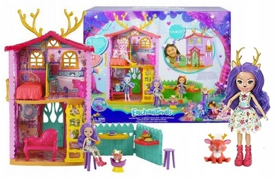 Игровой набор Enchantimals Little Deer House Лесной домик Оленихи Денисы 53 см Оригинал