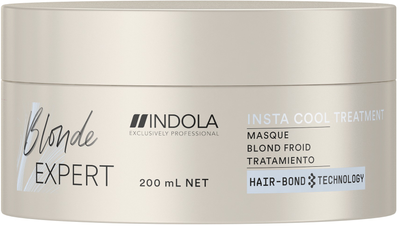 Маска Indola Blonde Expert Care Insta Cool для Нейтралізації та Догляду за світлим волоссям 200 мл (4045787827422)