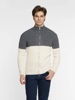 Кофта чоловіча сіра Arber Zipper-cardigan N-MTR-15 L зріст 4 сірий (M10.45.12.341)