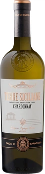 Вино Duca Di Saragnano Chardonnay Terre Siciliane IGT белое полусухое 0.75 л 12.5% (8009307017195)