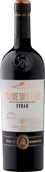 Вино Duca Di Saragnano Syrah Terre Siciliane IGT червоне напівсухе 0.75 л 13.5% (8009307017188)