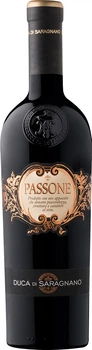 Вино Duca Di Saragnano Vino Rosso Ottenuto Da Uve Appassite Passone Puglia IGT червоне напівсухе 0.75 л 15% (8009307015856 / 8009307015078)