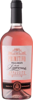 Вино Duca Di Saragnano Puglia Primitivo Rosato Da Uve Leggermente Appassite IGT рожеве напівсухе 0.75 л 12.5% (8009307016594)