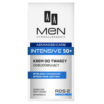 Krem do twarzy AA Men Advanced Care Intensive 50+ odbudowujący 50 ml (5900116025278)