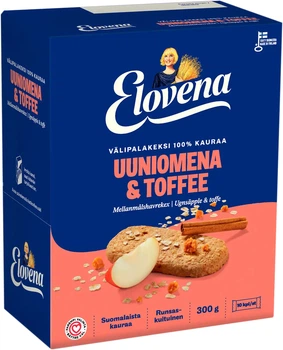 Галети з вівса Elovena з яблуком та ірисом 300 г (6411200211969)