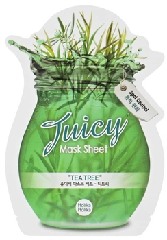Маска тканинна Holika Holika Tea Tree Juicy Mask Sheet очищуюча 20 мл (8806334352950)