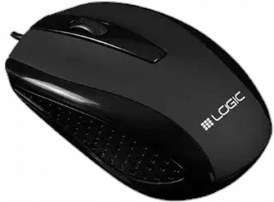 Mysz Logic LM-31 USB Czarna (M-LC-LM31-BK)
