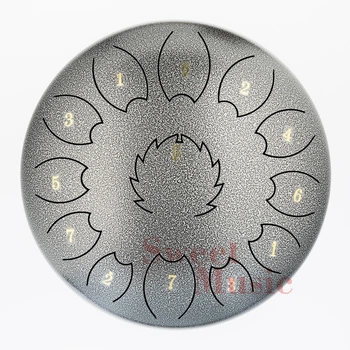 Глюкофон 12" Fzone STD12I13N Gray Steel tongue Drum