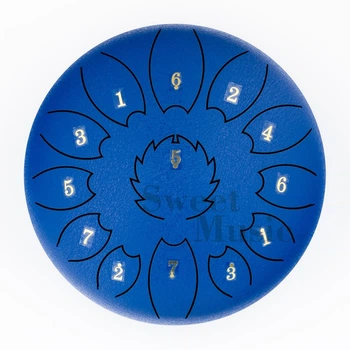 Глюкофон 10" Fzone STD10I13N Blue Steel Tongue Drum