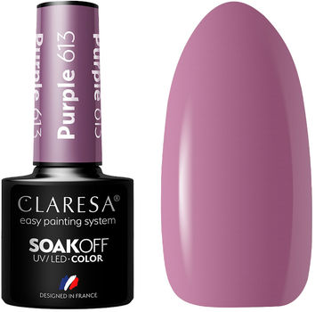 Гель-лак для нігтів Claresa Soak Off UV/LED Purple 613 5 г (5902846078913)