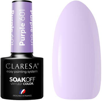 Гель-лак для нігтів Claresa Soak Off UV/LED Purple 601 5 г (5902846078821)