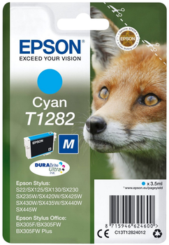 Картридж Epson T1282 Cyan (8715946624600)