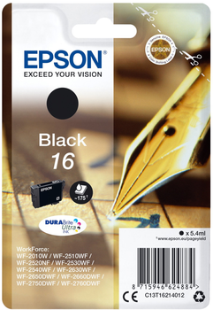 Картридж Epson 16 Black (8715946624884)
