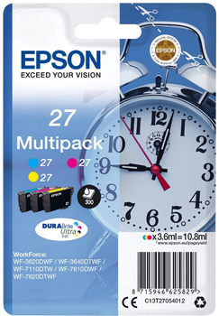 Набір картриджів Epson 27 Multipack Cyan/Magenta/Yellow (8715946625829)