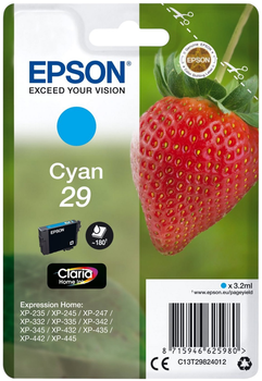 Tusz Epson 29 Cyan (8715946625980)