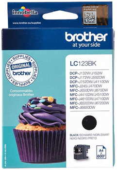Картридж Brother LC-123BK Black (4977766713894)