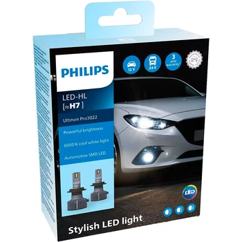 Светодиодные лампы LED Philips H7 Ultinon Pro3022 LUM11972U3022X2 12-24v