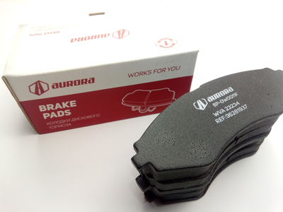 Колодки передні гальмівні Lanos 1.6, AURORA (BP-DW0011F) (96281937)