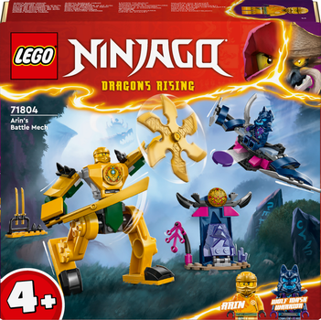 Конструктор LEGO NINJAGO Боевой робот Арина 104 деталей (71804)