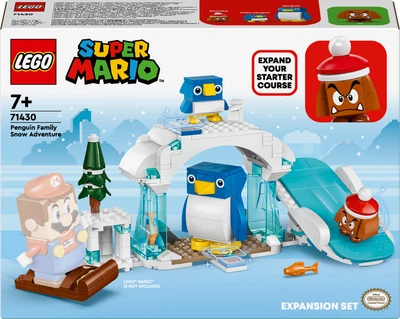 Zestaw klocków LEGO Śniegowa przygoda penguinów – zestaw rozszerzający 228 elementów (71430)