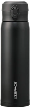 Термочашка UZSPACE X5 Ofiice для напитков 4076 480 мл Черная (6955482340769)