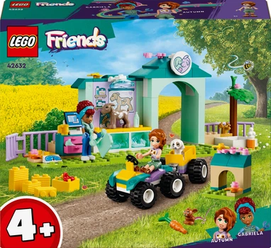 Конструктор LEGO Friends Ветеринарна клініка для сільськогосподарських тварин 161 деталей (42632)