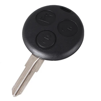 Корпус ключа на 3 кнопки Smart City ForTwo Roadster 3 кн лезо YM23R Galakeys (25-15)
