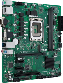Płyta główna ASUS PRO H610M-C D4-CSM (s1700, Intel H610, PCI-Ex16)