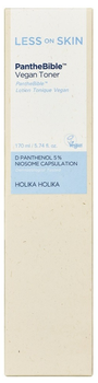 Тонік Holika Holika Less On Skin Panthebible Vegan Toner для щоденного застосування 170 мл (8806334390938)