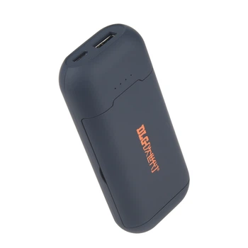 УМБ на сменных аккумуляторах (корпус) DLG-C2 Black, 2x18650, LED, USB-C 5V/2.1A, Box (Power Bank Case)