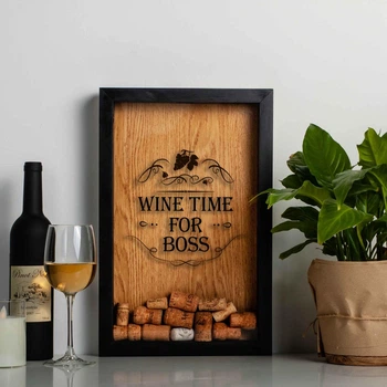 Копилка для винных пробок "Wine time for boss" PN0207